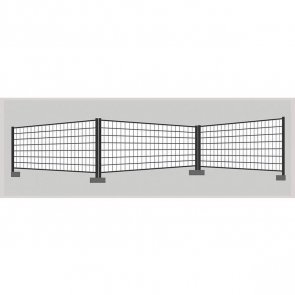 Vilmars Покрывало для мобильного забора, 90 г/м2 176x341cm Balts