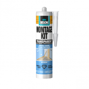 Bison Монтажный клей универсальный, прозрачный, Montage Kit Universal Transparent , 310g