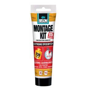 Bison Montage Kit Extreme Grip Montāžas līme, 175g