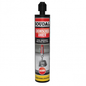 Soudal Chemisch Anker CA1400 Ķīmiskais enkurs/līme , pelēks, 280ml