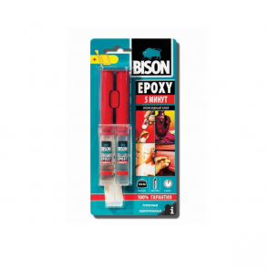 Bison epoksīdlīme ātri cietējoša Epoxy 5 Min, 24ml