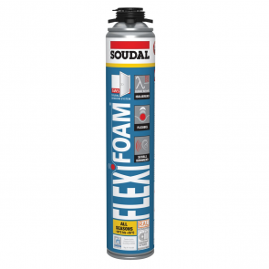 Soudal Flexifoam Gun Эластичная полиуретановая пена , zilas, 750ml