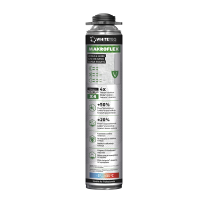 Makroflex WhiteTeq PRO Montāžas putas, baltas, 750ml