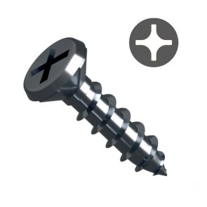 Knauf SN Skrūves ģipša šķiedru plākšņu stiprināšanai, 4.2x22mm (500gab)