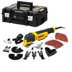 DeWalt Электрический мультиинструмент 300 Вт с аксессуарами , DWE315KT-QS