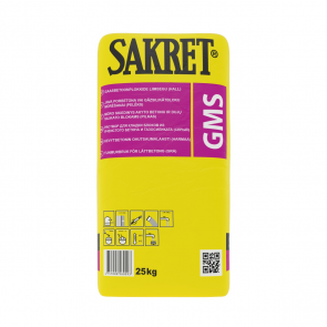 Sakret GMS Клей для газобетонных и силикатных блоков, серый , 25kg