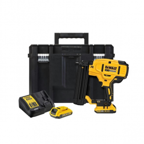 DeWalt Akumulatora Naglotājs 18Ga, 18V (+2x5.0Ah, lādētājs, koferis) DCN680D2-QW