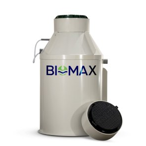 BIOMAX Bioloģiskā notekūdeņu attīrīšanas iekārta ar sašaurinošo konusu, M-5M