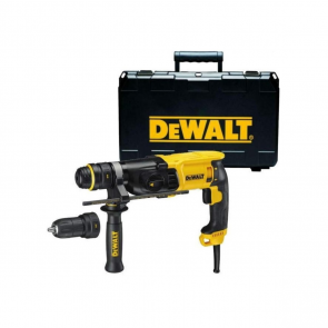DeWalt Электрический перфоратор SDS-Plus , 900W, 28mm, 3J (+QCC uzgalis, koferis) D25144K-QS