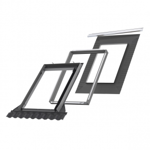 Velux встраиваемый комплект для профилированного покрытия EDW CK02 55x78cm 1000