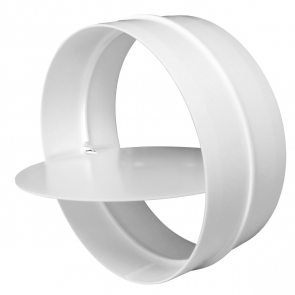 Europlast Соединение круглых каналов с клапаном пластмассовое, Ø150 мм