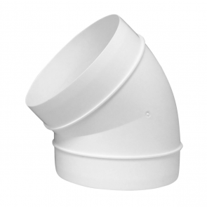 Europlast Līkums plastmasas Ø125mm, 45°