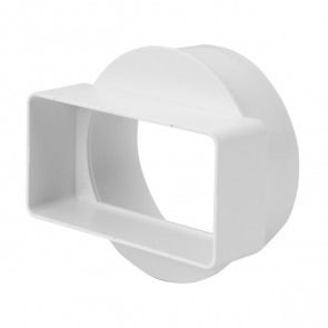 Europlast Переходник на круглый (короткий) пластмассовый, 110x55 мм, Ø100 мм