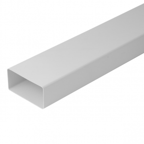 Europlast Plakanais taisnstūra kanāls plastmasas 110x55mm, 0.5m