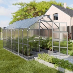 Baumera Klasika HOUSE Siltumnīca ar pamatiem un polikarbonāta pārklājumu 6mm 2.35x3.17m (7.45m2)