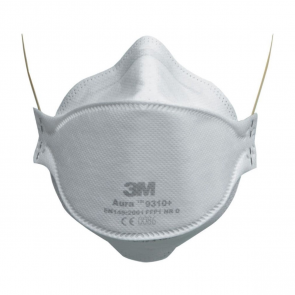 3M Респиратор без клапана FFP1 3M Aura 9310+ Respirators bez vārsta FFP1