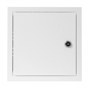 Europlast RLA Metāla revīzijas lūka, ar atslēgu, 200x200mm, balta