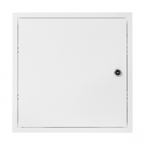 Europlast RLA Metāla revīzijas lūka, ar atslēgu, 400x400mm, balta