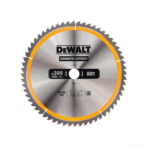 DeWalt Zāģripa Construction 305x30mm, 60T