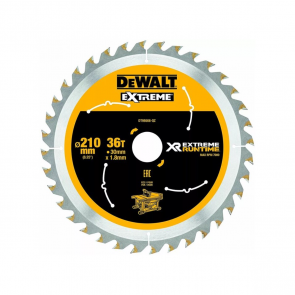 DeWalt Zāģripa XR EXTREME 210x30mm, 36T