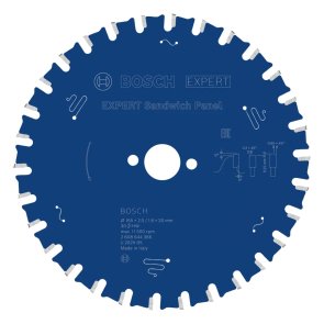 Bosch EXPERT Sandwich Panel Ripzāģa asmens sendvičpaneļu griešanai, 165x2/1.6x20mm, T30, 2608644366