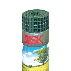 Besk Забор паяный с ПВХ-покрытием 1х10 м , Acs 12.7x12.7mm