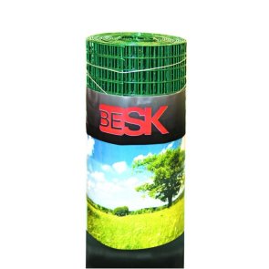 Besk Забор сварной, оцинкованный с ПВХ 1,5х25 м , 2.2 mm Acs 50x100mm