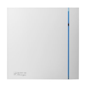 Soler & Palau Silent-100 Design CZ Ventilators ar gultņa motoru un vārstu, D100mm, balts