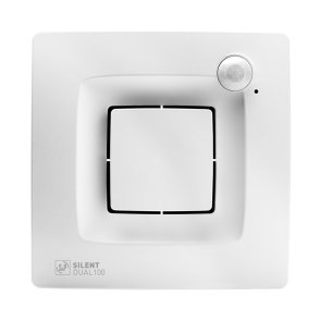 Soler&Palau Silent Dual вентилятор с датчиком движения и влажности Soler&Palau Silent Dual 100 ventilātors ar kustības un mitruma sensoru