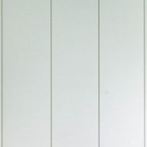 Huntonit Krāsoti kokšķiedru sienu un griestu paneļi Panelbord Wood, balts 11x200x2420mm, iepak. 1.936m2