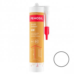 Penosil Acrylic Sealant 636 Окрашиваемый акриловый герметик 280ml, balts
