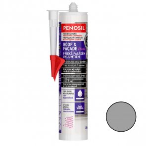 Penosil Roof&Facade Elastic Hermētiķis jumtiem un fasādēm 290ml, pelēks 