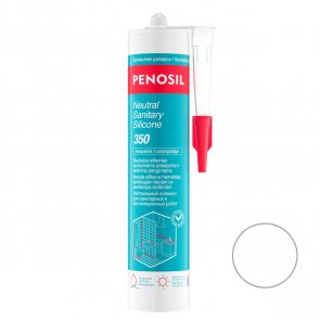 Penosil Neutral Sanitary Silicone 350 / 350c Нейтральный санитарный силиконовый герметик 280ml, caurspīdīgs