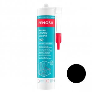 Penosil Neutral Sanitary Silicone 350 / 350c Нейтральный санитарный силиконовый герметик 280ml, melns