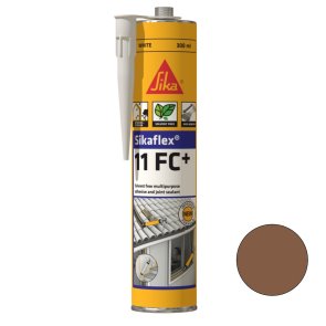 Sikaflex®-11 FC+ Полиуретановая мастика и эластичный клей Sikaflex-11 FC+  300ml, brūns