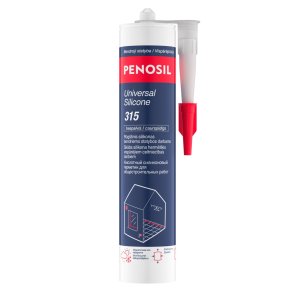 Penosil Universal Silicone 315 Универсальный силиконовый герметик 310ml, caurspīdīgs