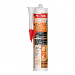 Penosil Gaps & Cracks Acrylic Sealant Krāsojams spraugu un plaisu aizpildītājs 310ml, balts