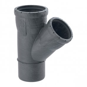 Geberit Silent-Pro Шумопоглощающий канализационный тройник 45°, D50/50mm