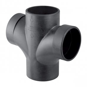 Geberit Silent-db20 Шумопоглощающая канализационная крестовина 88.5°, D110mm