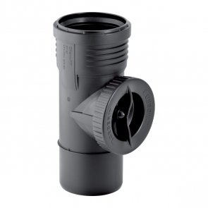 Geberit Silent-PP Шумопоглощающая канализационная ревизия 90°, D110mm