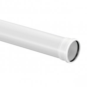 Uponor Decibel Шумоподавляющая канализационная труба , D50mm, 0.5m