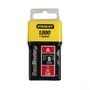 Stanley A-образные скобы TRA20 Stanley A veida skavas 8mm, (1000 шт.)1-TRA205T