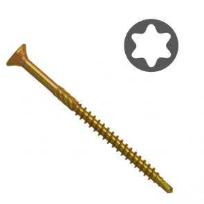 Easy-Fix Koka skrūve ar urbi Drill-Maxi Torx 15, 4x50mm (500gab)