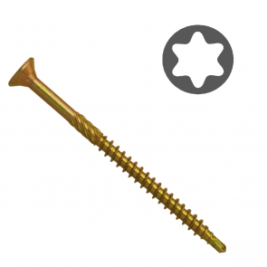 Easy-Fix Koka skrūve ar urbi Drill-Maxi Torx 15, 4.5x70mm (200gab)