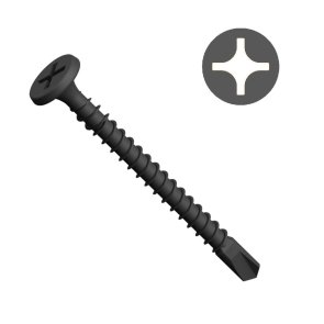 Knauf XTB Cieto plākšņu skrūve ar urbjveida galu, 3.9x55mm (500gab)