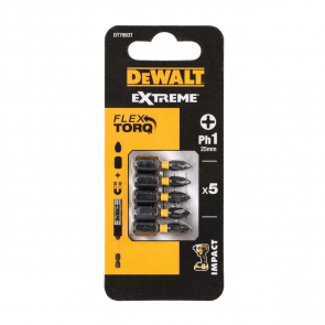DeWalt FlexTORQ Отверточные насадки PH1, 25mm (5gab)