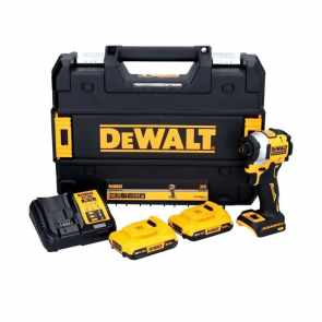 DeWalt Аккумуляторный ударный шуруповерт, 18 В XR, BL (+2x2.0Ah, lādētājs, koferis) DCF850D2T-QW