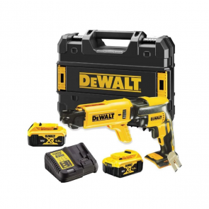 DeWalt Akumulatora skrūvgriezis reģipsim 18V XR, BL (+2x5.0Ah, lādētājs, koferis) DCF620P2K-QW