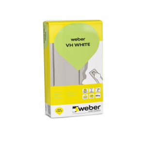 Weber VH White balta mitrumizturīga nobeiguma špaktele, 20kg