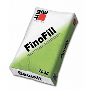 Baumit FinoFill, 20 kg, balta šuvju špaktele iekšdarbiem uz ģipša bāzes, ātri cietējoša